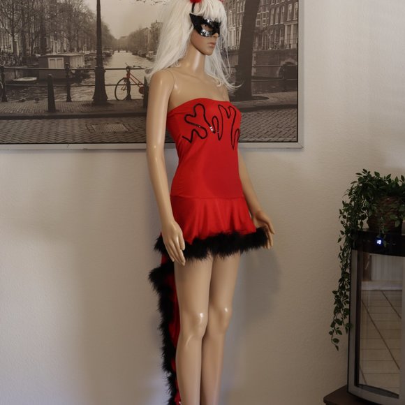 Halloween Dresses Devilishly Sexy Bad Santa Halloween Costume Red